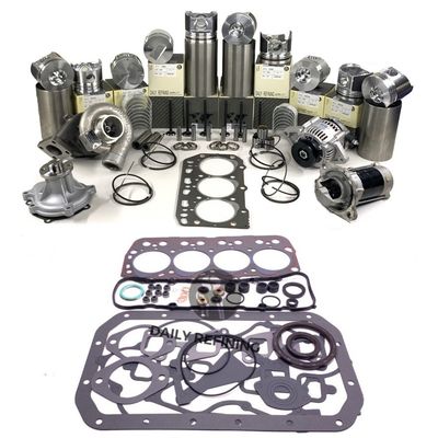 Kit di ricostruzione D1102 kit revisione PER parti di ricambio Kubota canne cilindri pistoni kit guarnizioni fasce elastiche