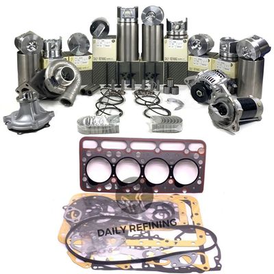 Kit di revisione per motore Caterpillar 3024 Parti canne cilindri pistoni Kit guarnizioni fasce elastiche